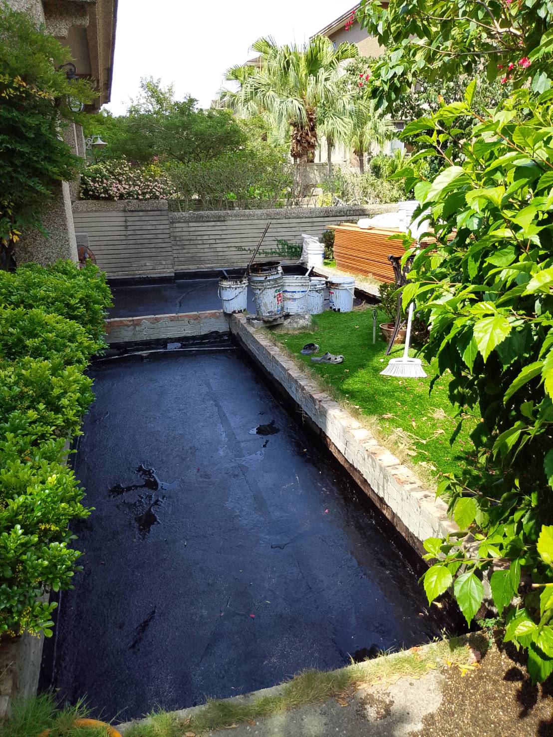 新竹中庭花園防漏